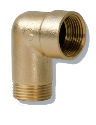 M.F. Yellow OT58 Brass Elbow