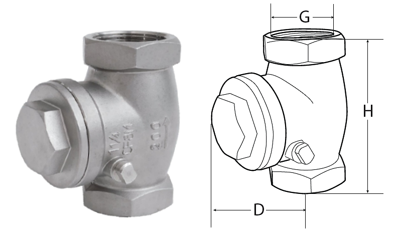 AISI 316 STAINLESS STEEL CLAPLET VALVES AISI 316 STAINLESS STEEL CLAPLET VALVES